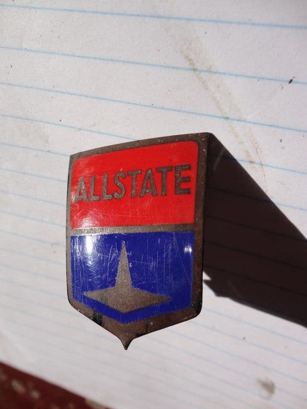 17020 Allstate Crusaire Piaggio Badge