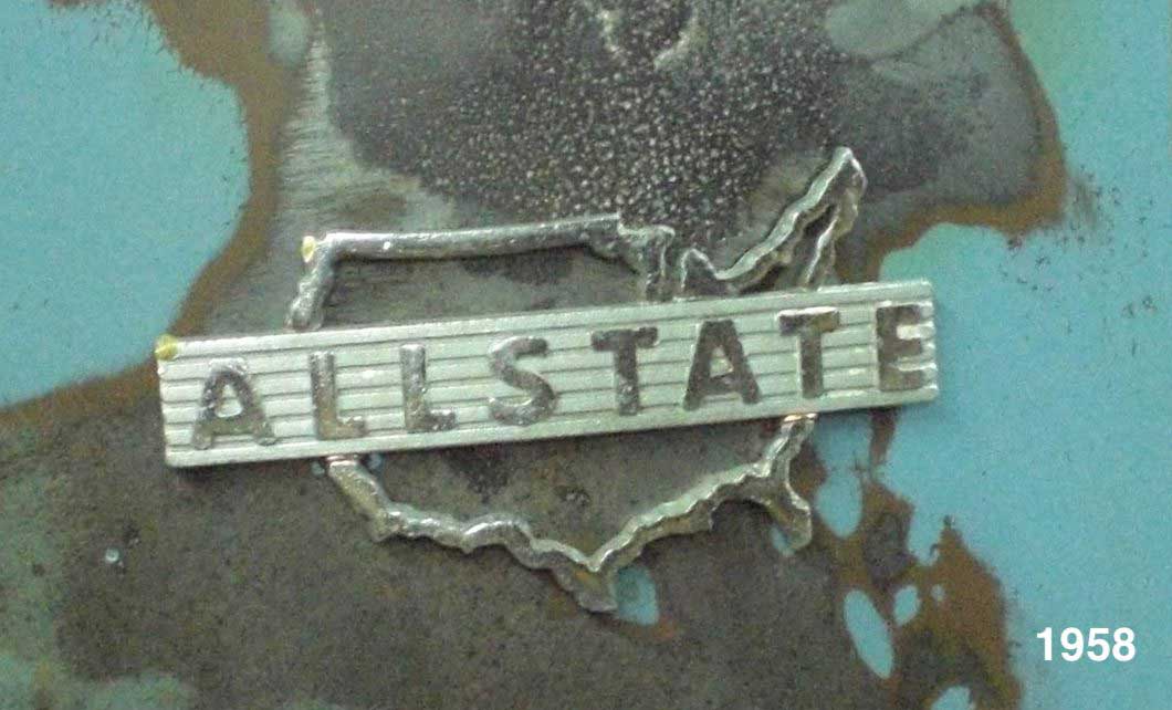 17532 Allstate Crusaire Piaggio Badge
