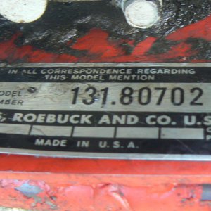 131.80702 Sears SR Bird Engineering