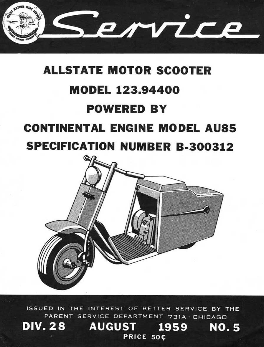 Allstate Yard-Man August 1959 Service Manual