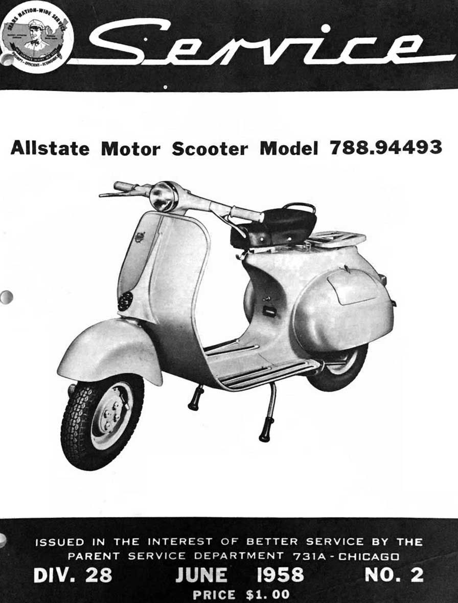 Allstate Super Cruisaire June 1958 Service Manual