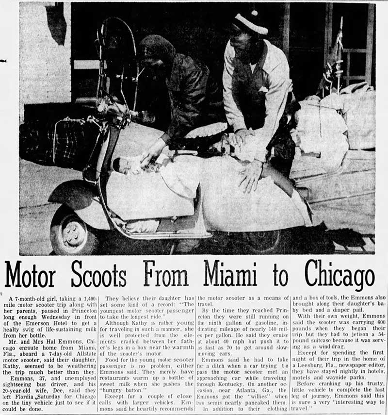 Motor Scoots From Chicago to Miami